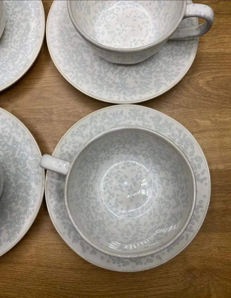 Juego de Tazas para Té con Plato