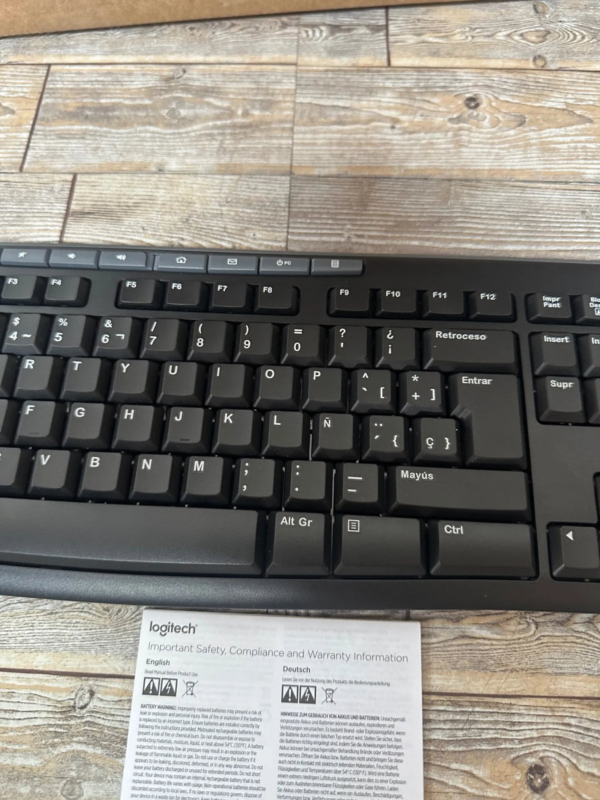 Teclado y ratón Logitech