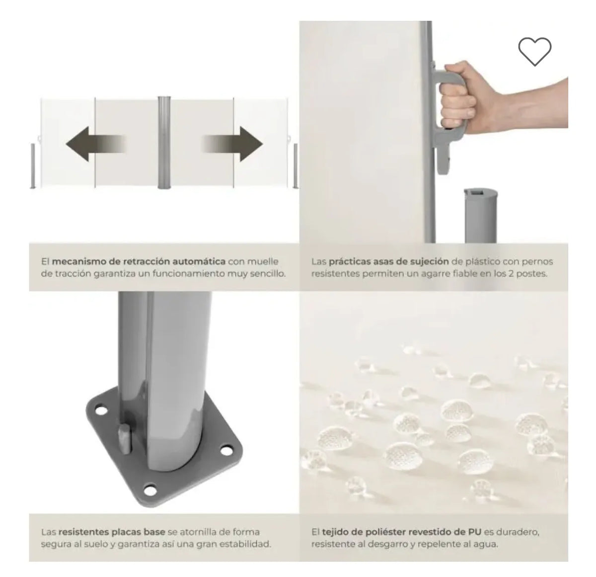 Toldo doble