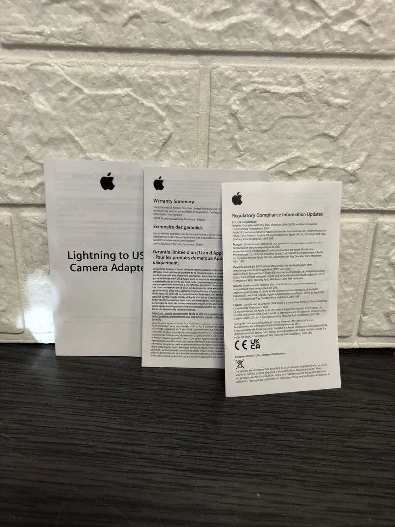 Apple Adaptador USB para cámaras