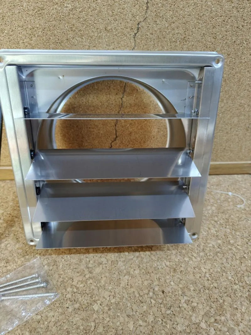 Rejilla de ventilación de acero inoxidable, 150 mm