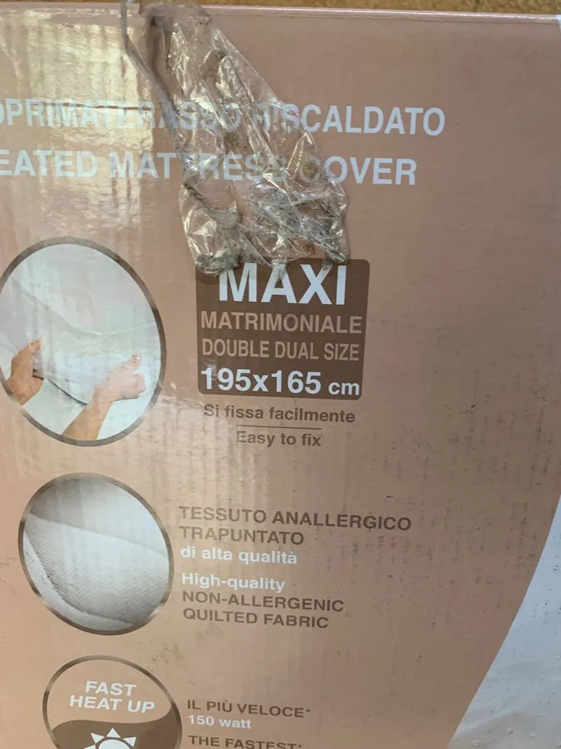 Cubrecolchón Térmico Eléctrico Doble