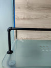 Perchero de ropa metálico de pared
