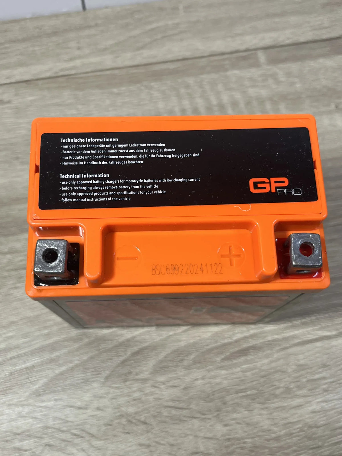Batería de arranque GP-PRO