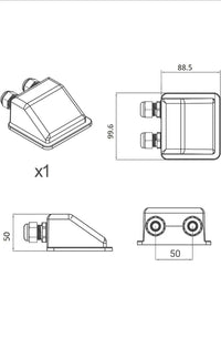 Juego de montaje de paneles solares ABS