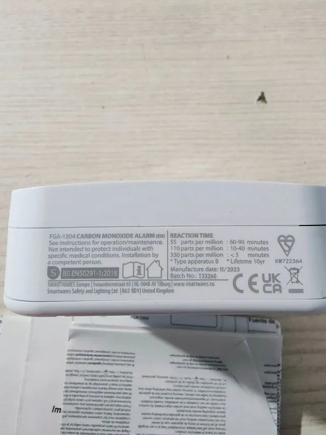 Detector de monóxido de Carbono - Smartware