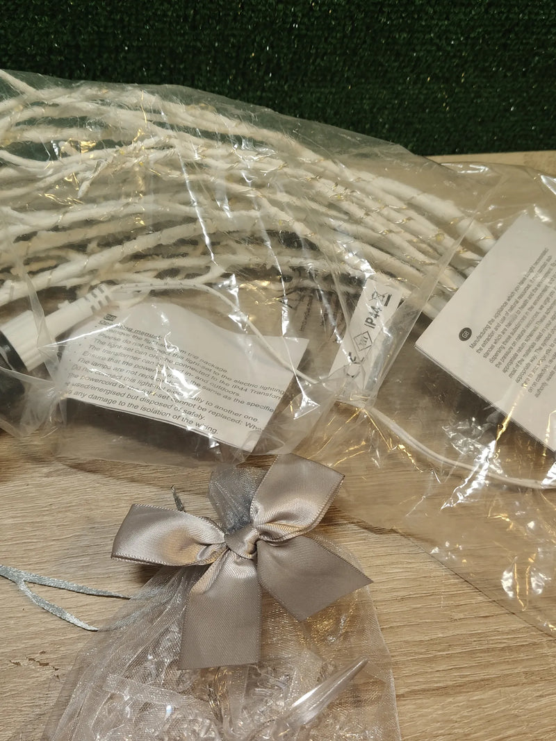 Ramas blancas iluminadas con regulador de intensidad Hairui