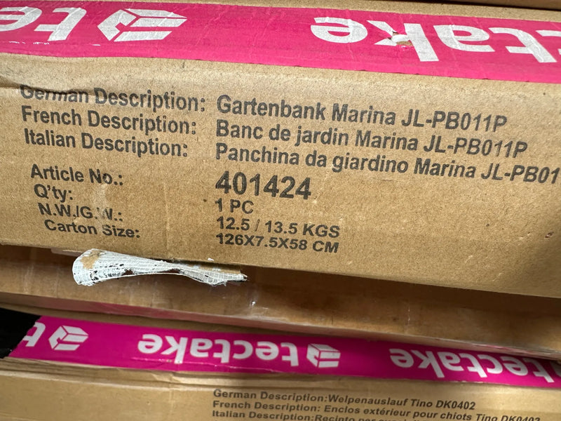 Banco de jardín