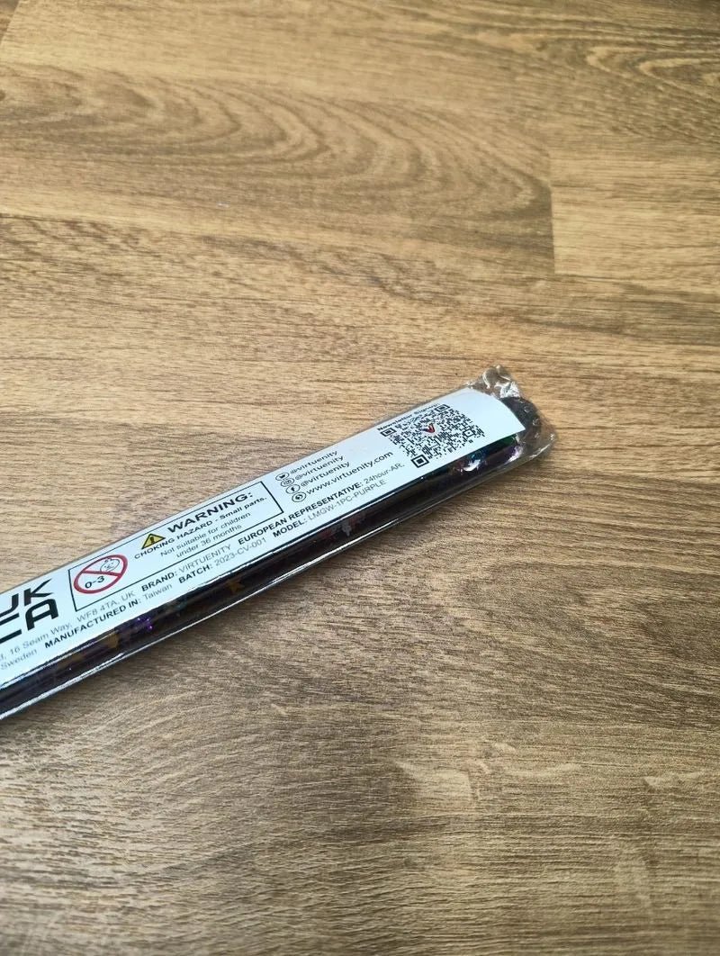 Juguete sensorial de varita con purpurina