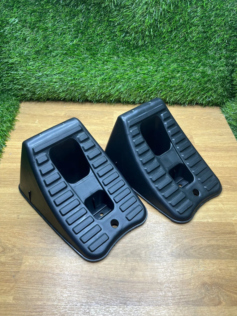 Calzos de Plástico para Ruedas de Automóviles Amazon Basics