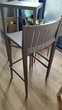 SET Mesa + 2 Taburetes Altos