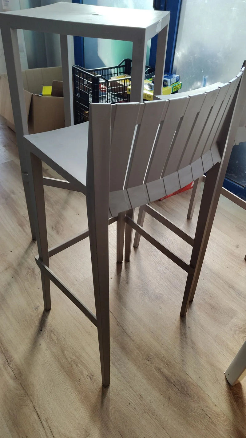 SET Mesa + 2 Taburetes Altos
