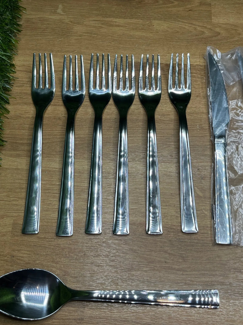 Set 24 piezas cubiertos de acero inox Monix Reims