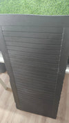 Keter Comfy – Baúl de almacenamiento para exteriores, capacidad 270 L, resina, marrón, jardín y terraza, 44,7 x 116,5 x 57 cm