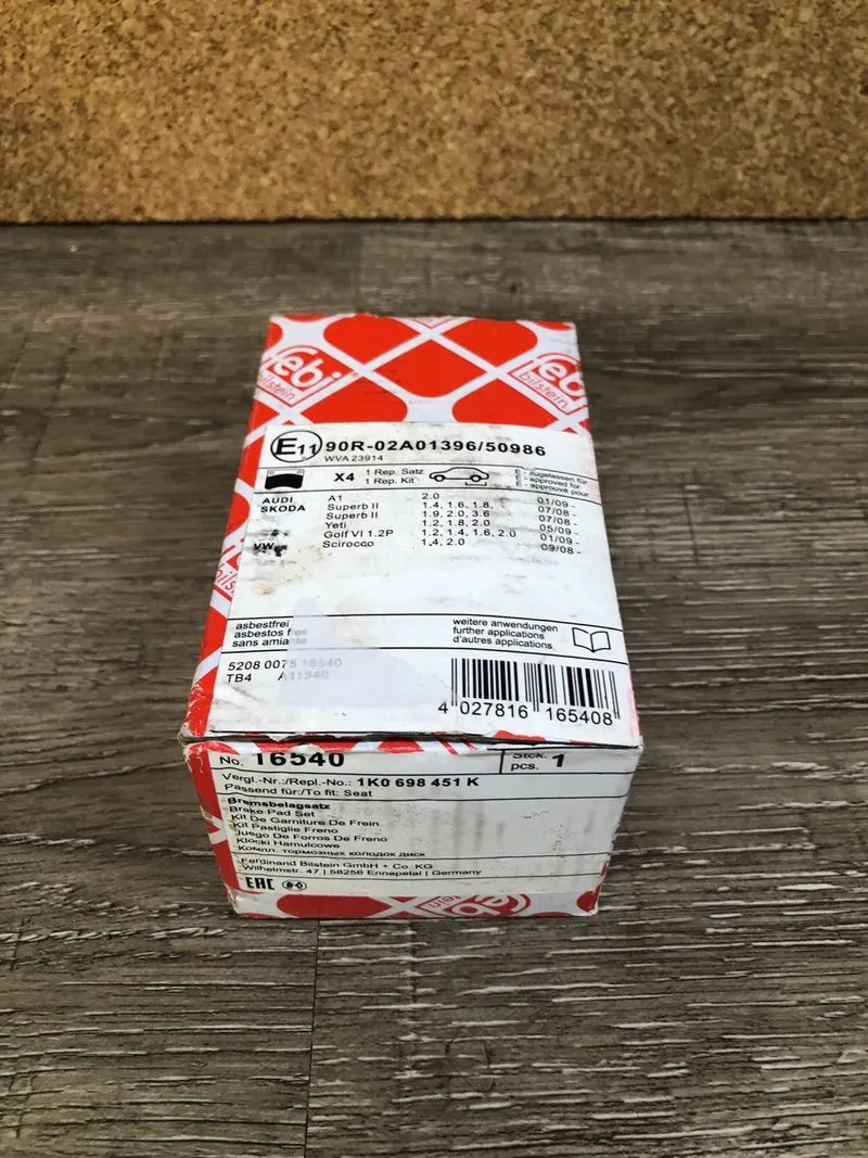 Juego Pastillas Freno Febi Bilstein 16540