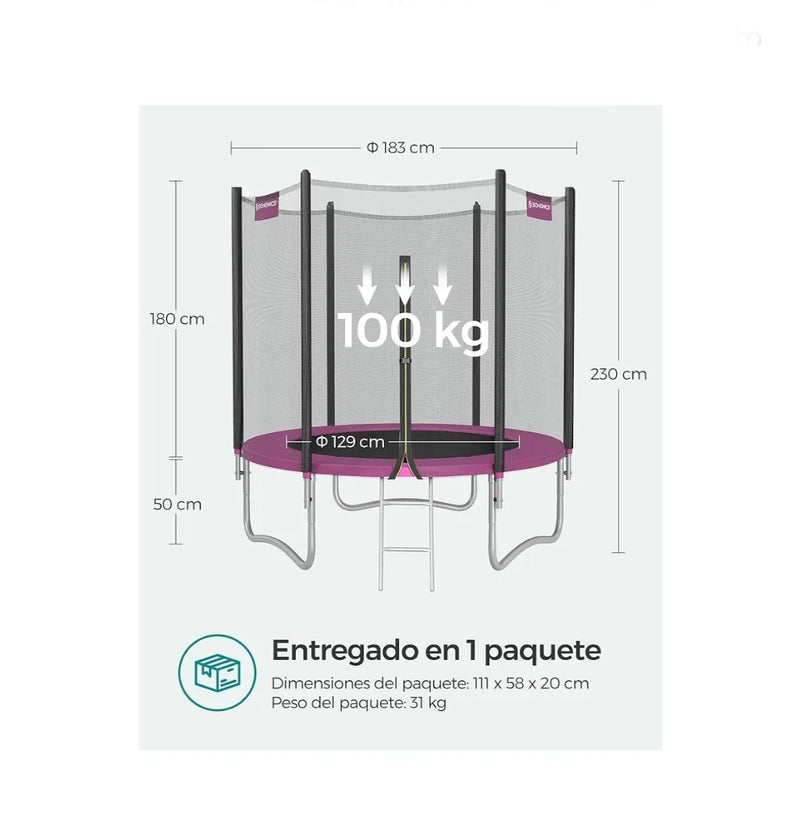 Trampolín Exterior Infantil