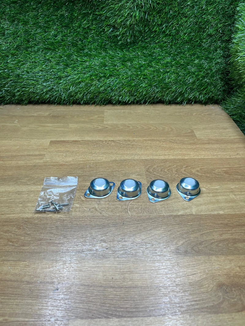 Ruedas de oficina 4PCS Rodillo de nailon universal