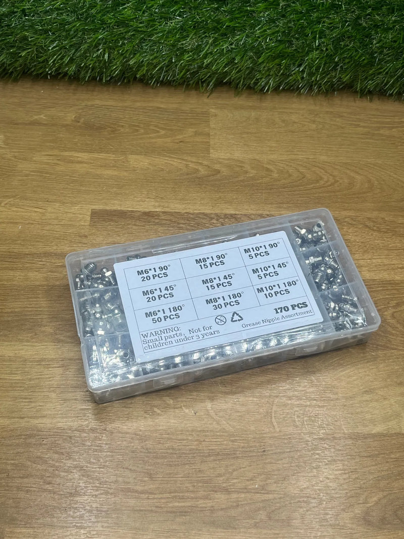 170 Piezas Kit de Engrasadores