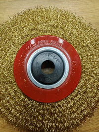 Rueda de acero latonado  125mm