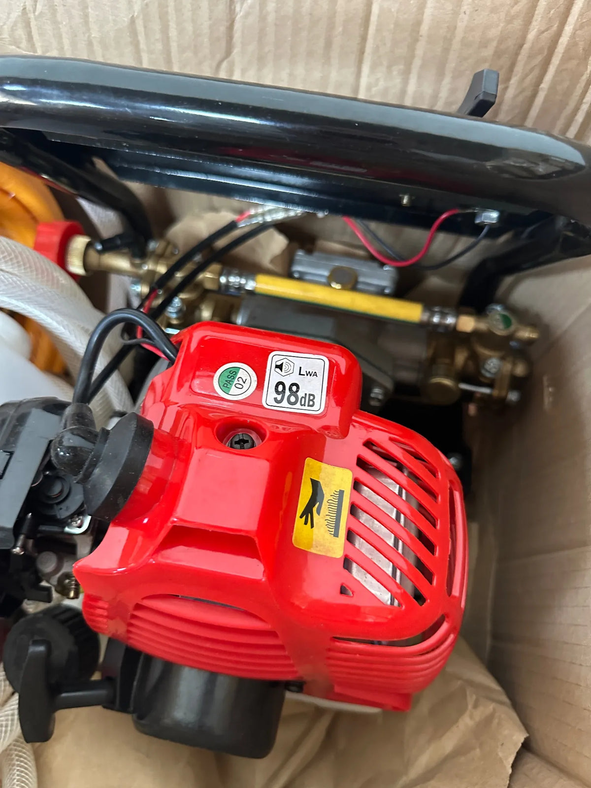 Pulverizador con motor