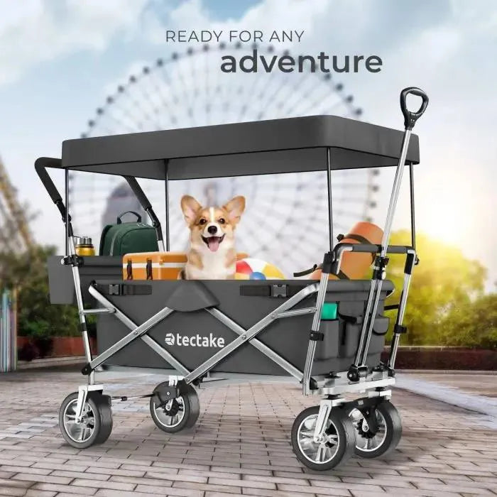 Carrito de jardín y playa