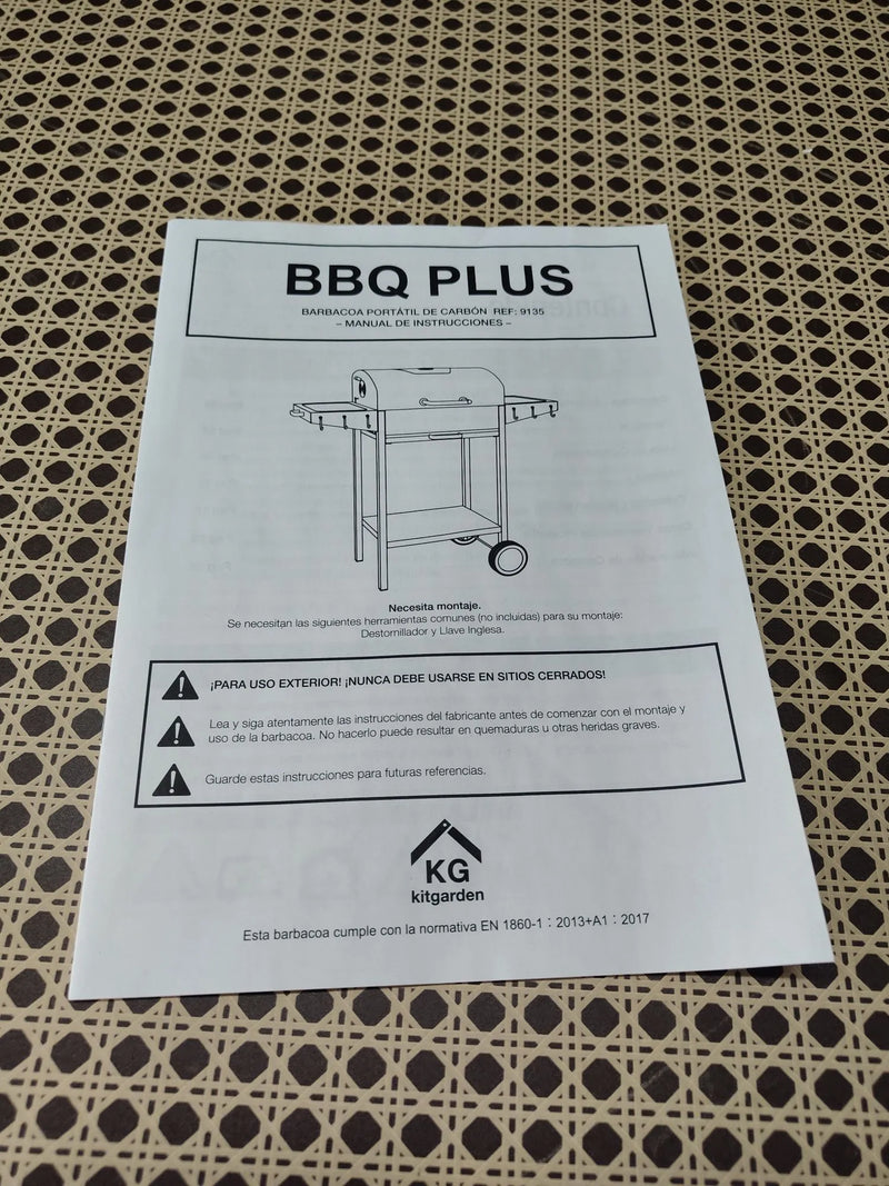Barbacoa bbq plus para carbón - Kitgarden