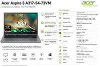 Portátil Acer Aspire 3
