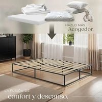 Estructura de cama de metal KYOTO 140 x 200 x 25,5 cm