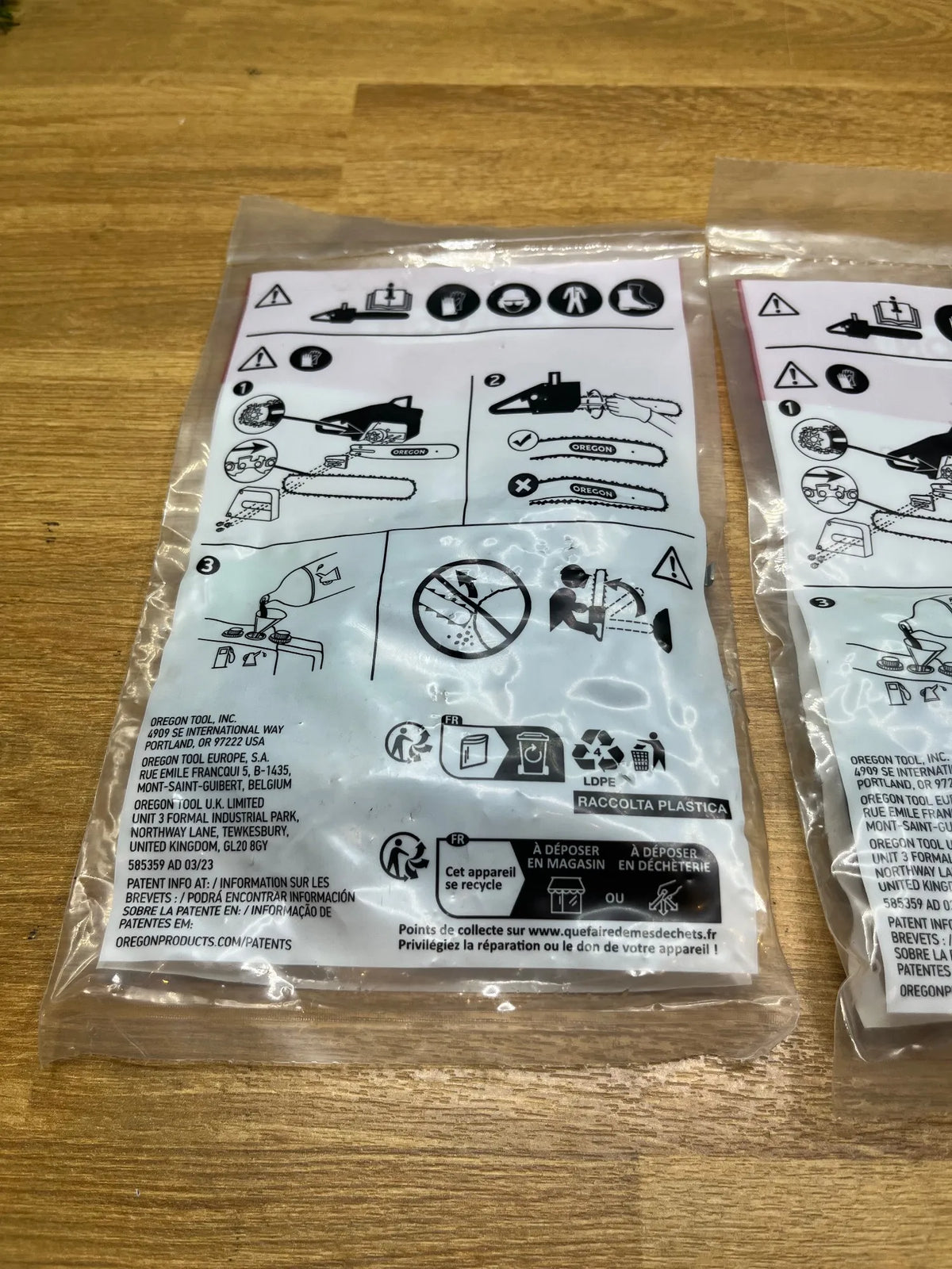 Pack de 2 Cadenas de Motosierra S62X2 Oregon