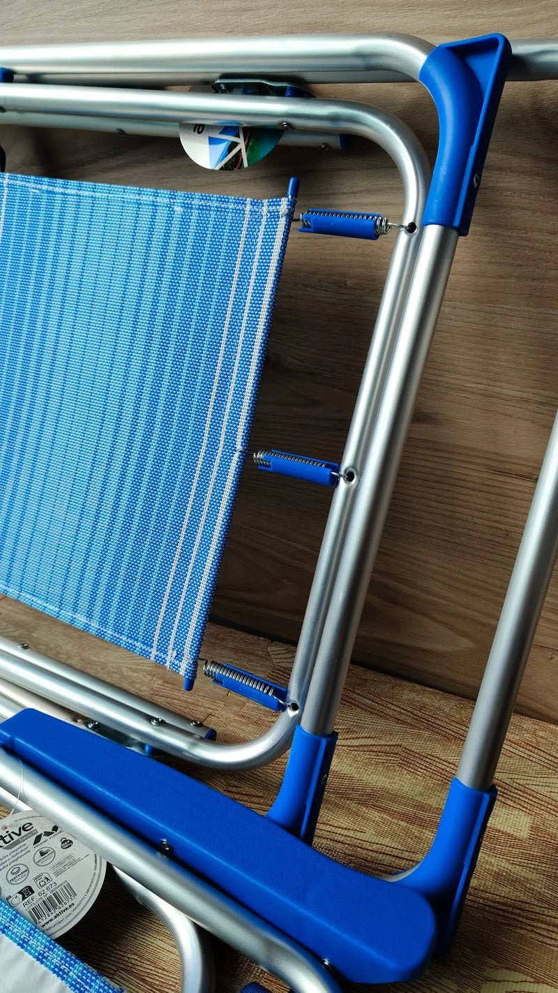 Pack 2 sillas Playa Plegables, 44x40x72