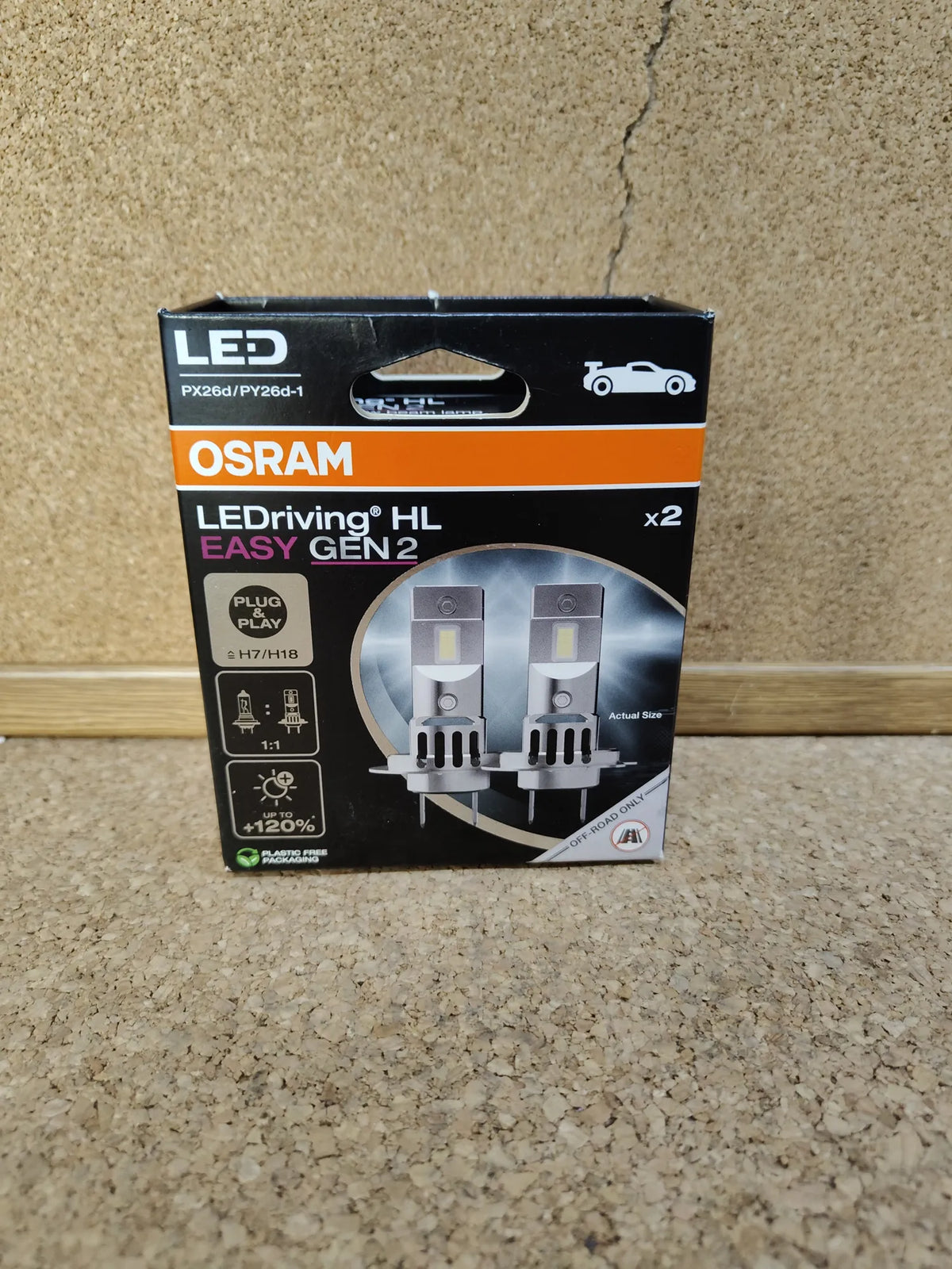 lámpara LED de luz de carretera y de cruce OSRAM LEDriving HL EASY GEN 2