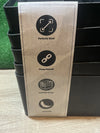 Cesta de plástico negro para estudio KEPLIN