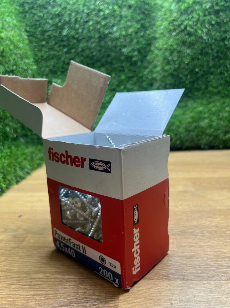 200 tornillos para aglomerado Power-Fast fischer