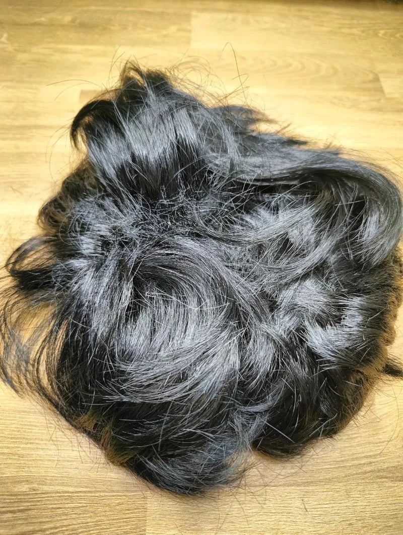 Peluca Negra Rockstar Wig