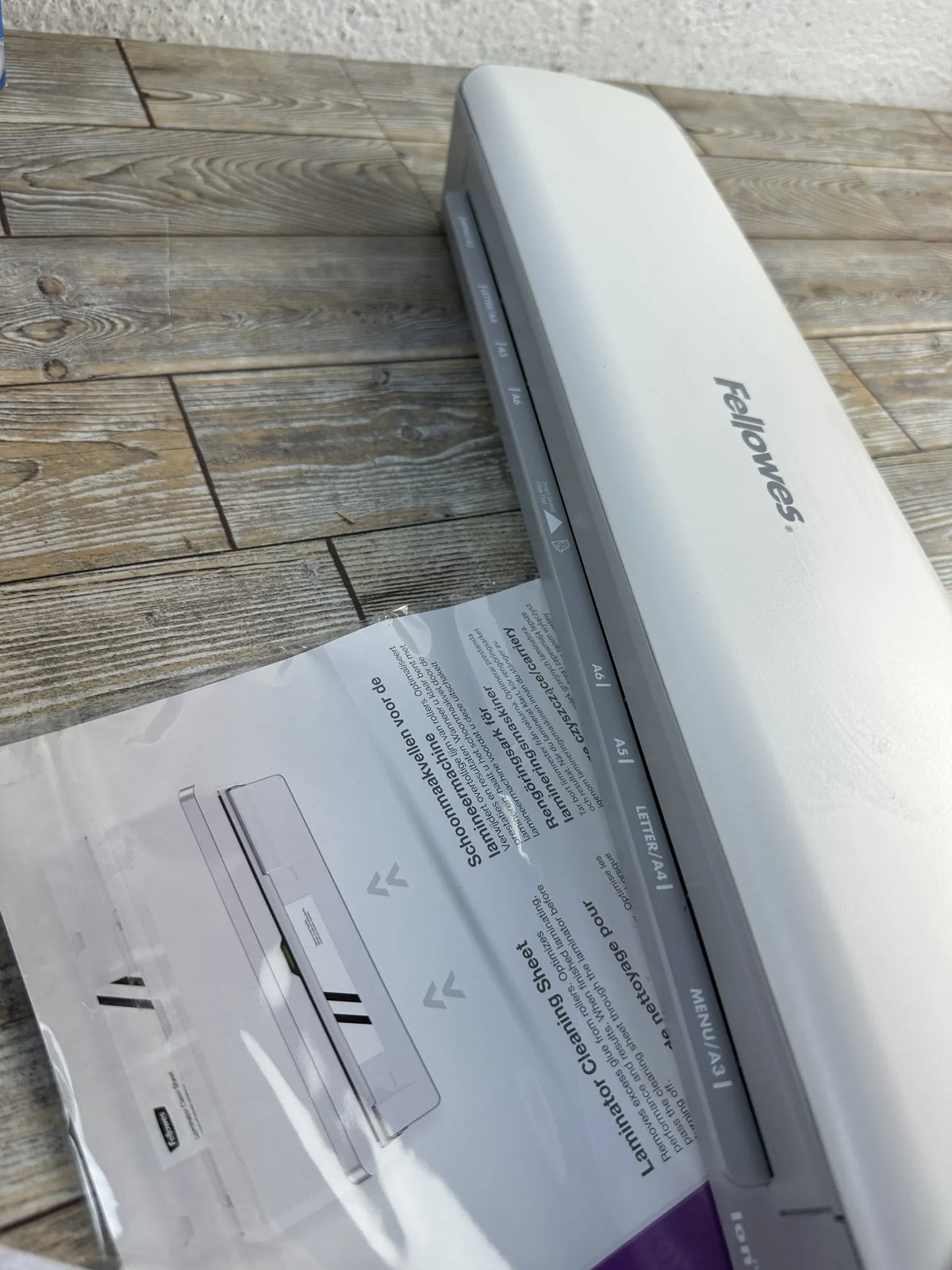 Plastificadora de documentos A3