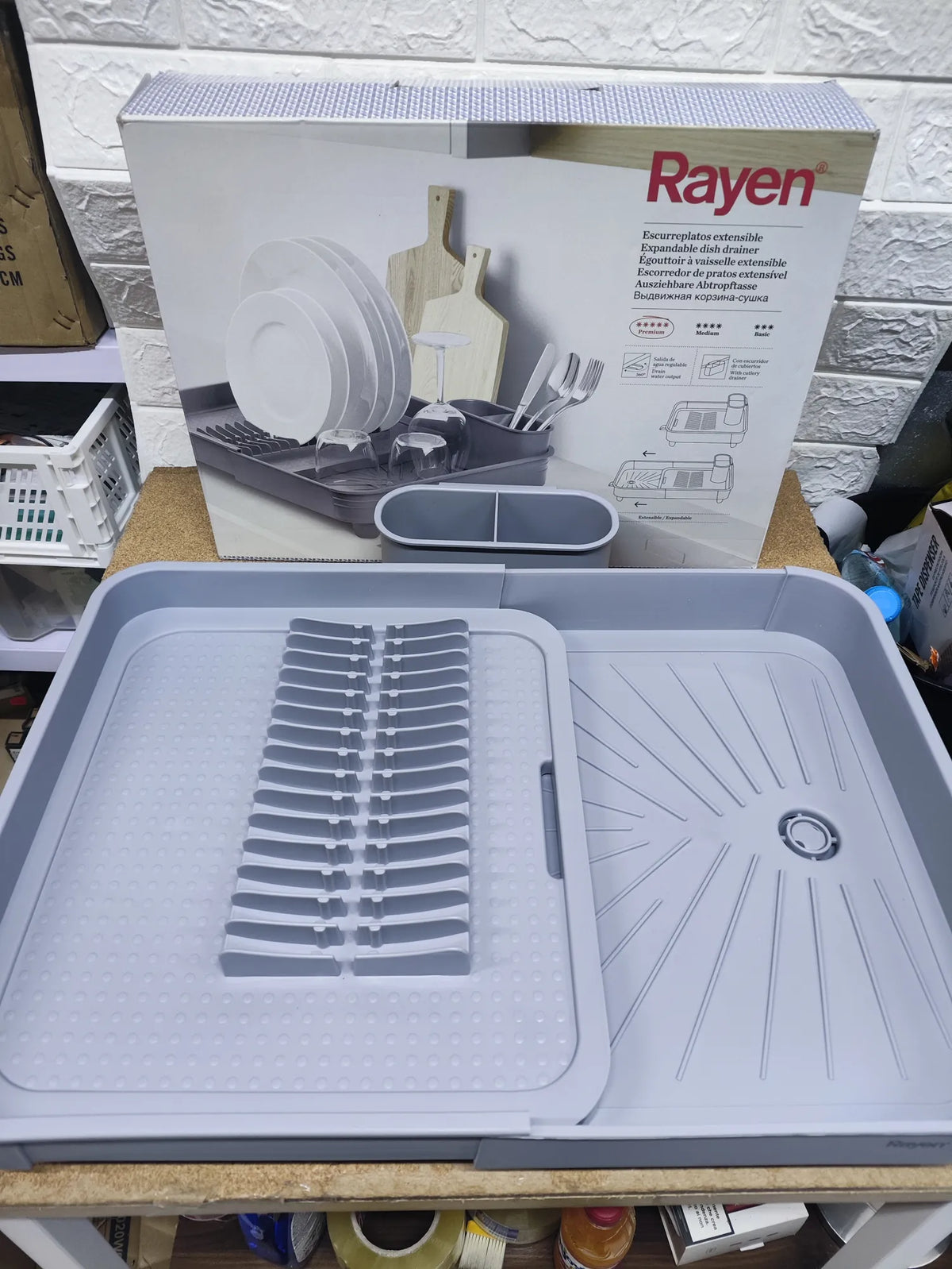 Escurreplatos Extensible Rayen