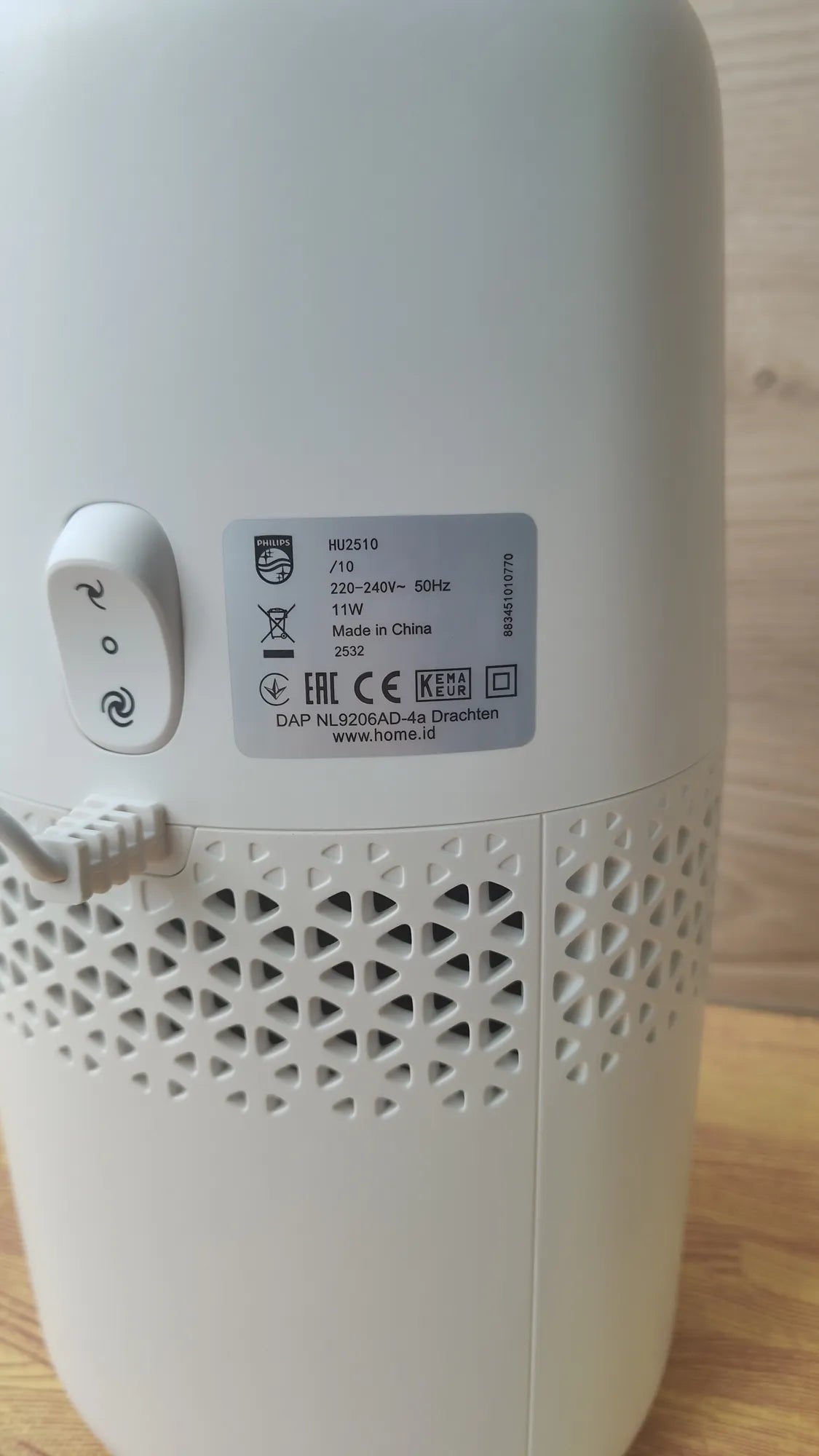 Humidificador de aire, Tecnología NanoCloud, Depósito 2L
