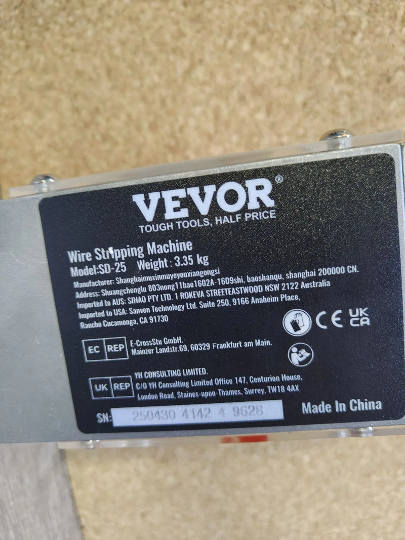 Pelacables Manual Vevor