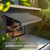 Toldo con brazo articulado