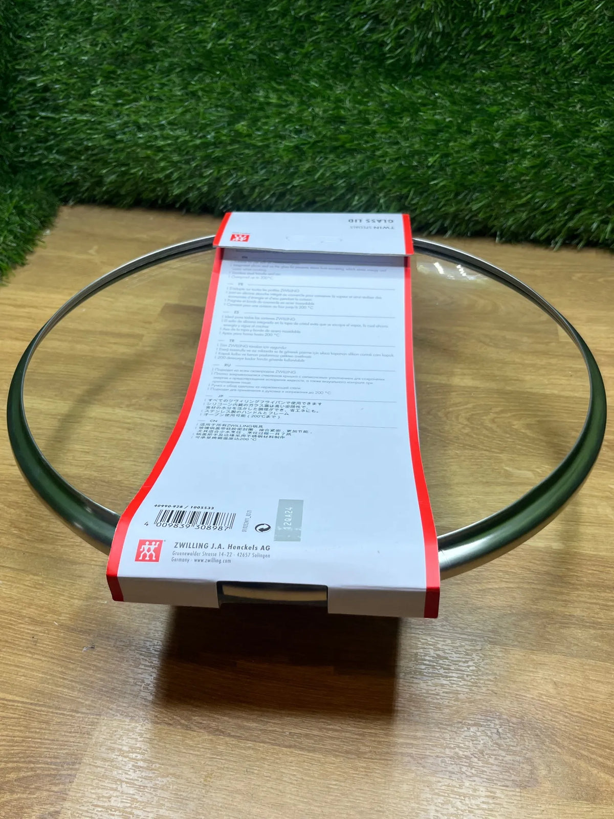 Tapa de acero inoxidable y vidrio Zwilling
