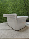 Lavabo de pared de resina Negrari