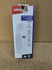 Desagüe de lavabo de 32 mm de diámetro sin sifón