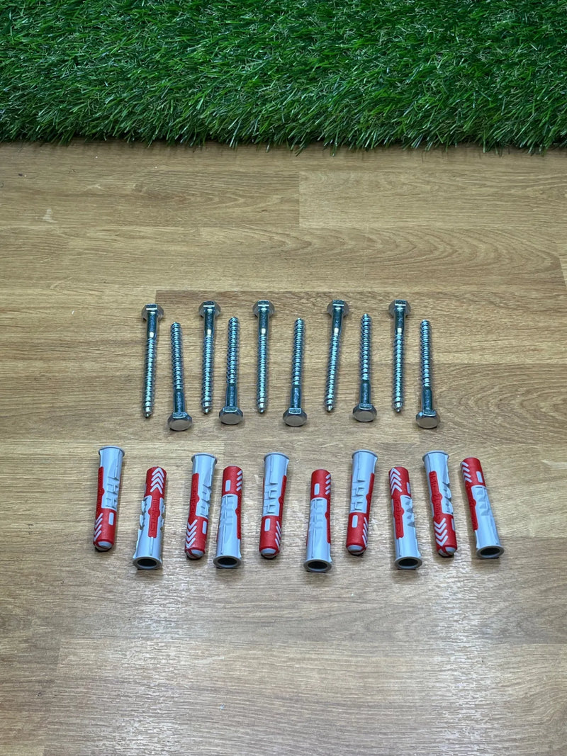Tacos y tornillos para pared universales fischer