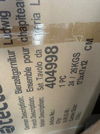 Conjunto de mesa y banco