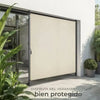 Toldo de pinza para exterior color beige