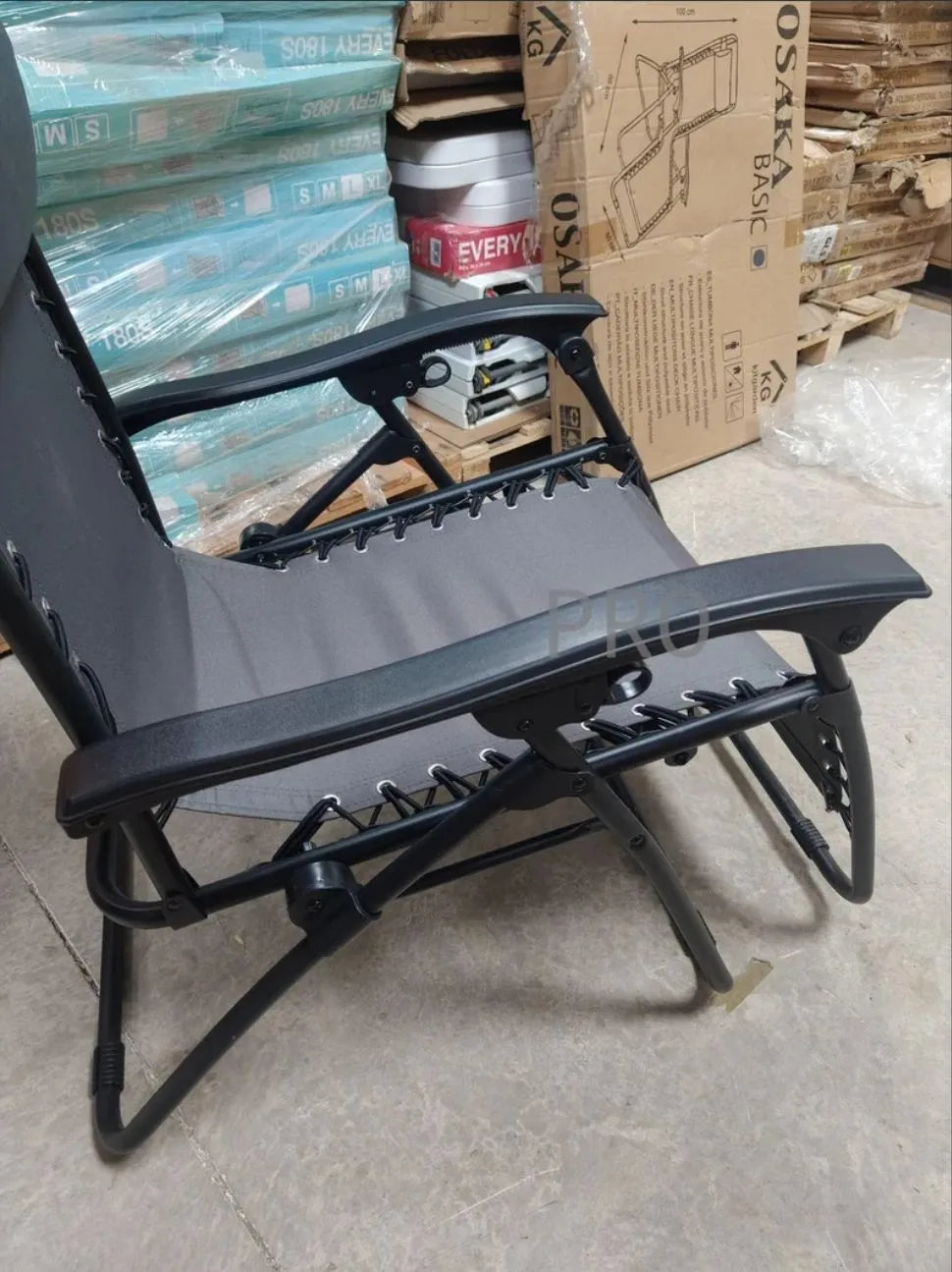 Silla Tumbona con Reposabrazos Plegable