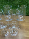 Juego de 6 copas de vino tinto Crystalex