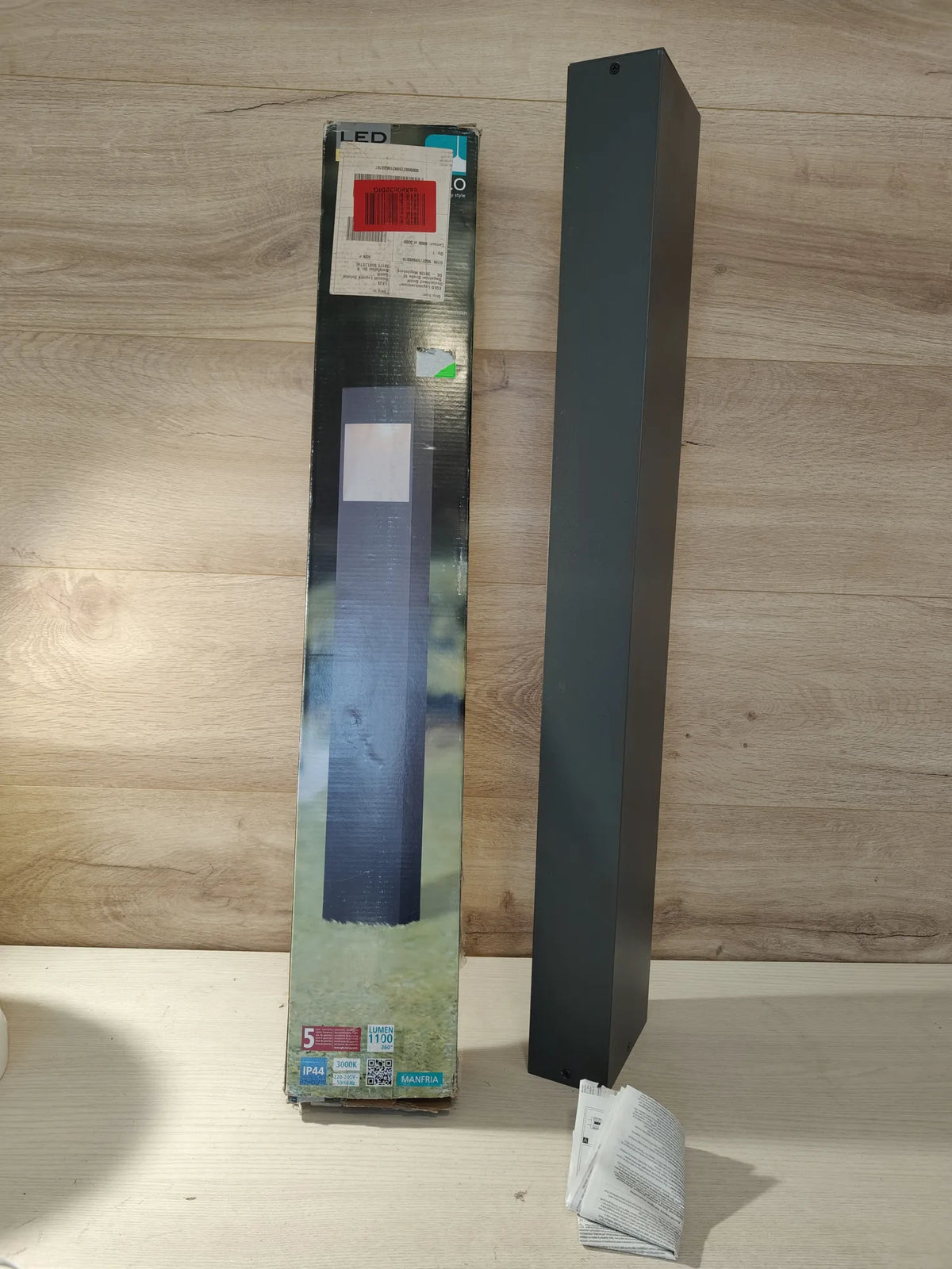 Baliza exterior LED Manfria antracita