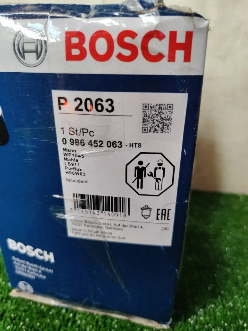 Filtro de aceite BOSCH P 2063
