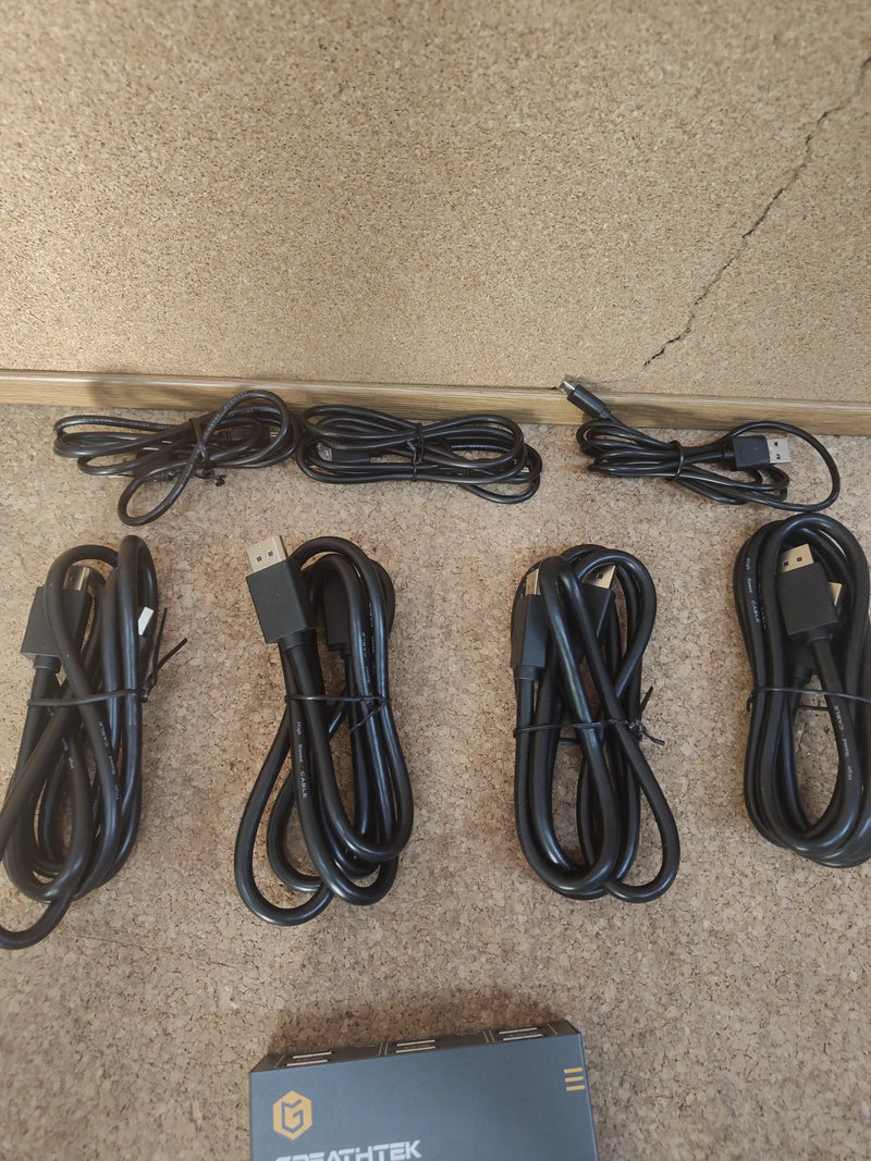 Displayport KVM Switch Dual Monitor 2 Puertos, 4K a 60Hz